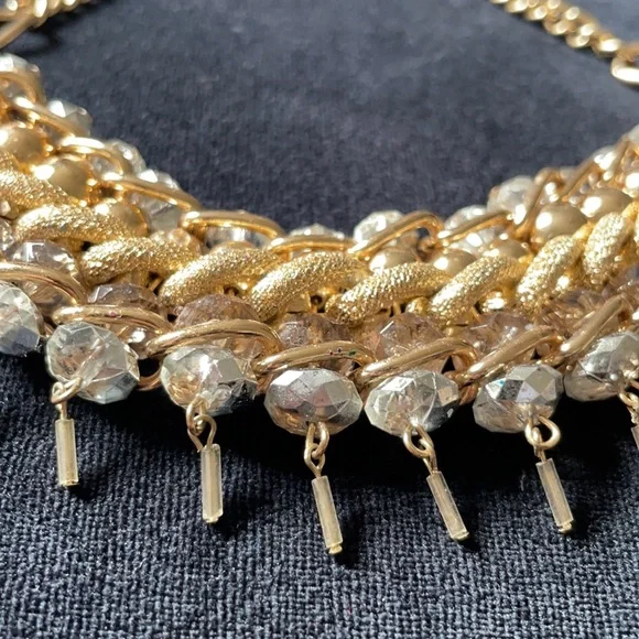 Francesca’s Collection gold breaded choker - Picture 4 of 4